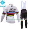 Fietskleding Dames (Fietsshirt Lange Mouw + Lange Koersbroek) 2017 Bora-Hansgrohe N002 Winter Thermal Fleece